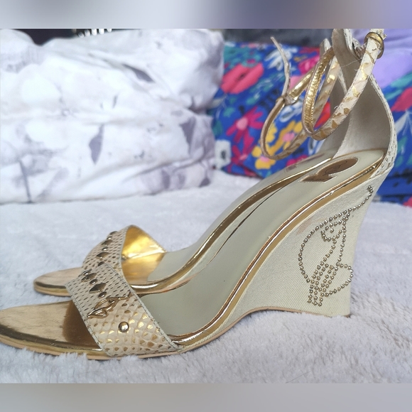 Baby Phat wedges shoes. Size 8 - Picture 8 of 11